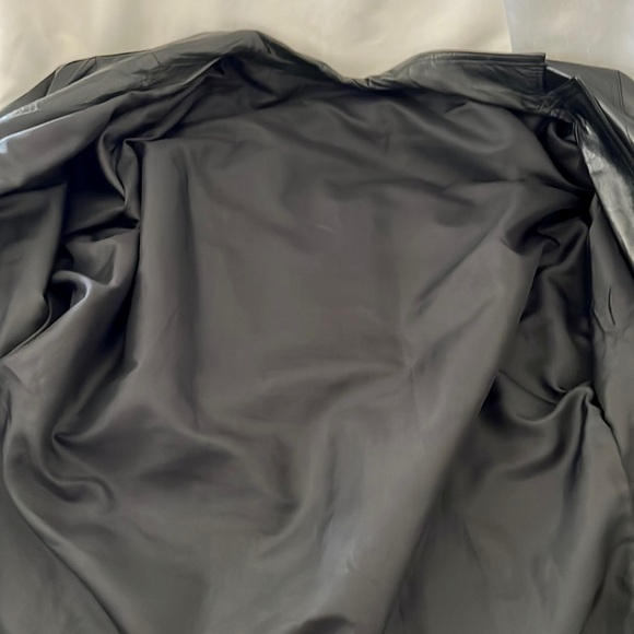 Vintage~Leather Coat~Full Length / 80’s~90’s - Picture 9 of 16